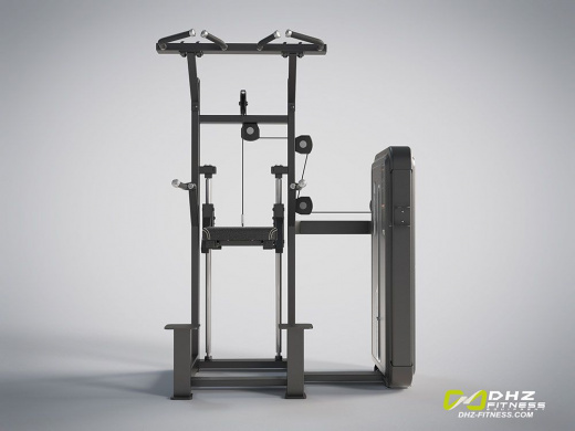 DHZ A-3009 Турник, брусья с противовесом (Dip/Chin Assist). Стек 88 кг.