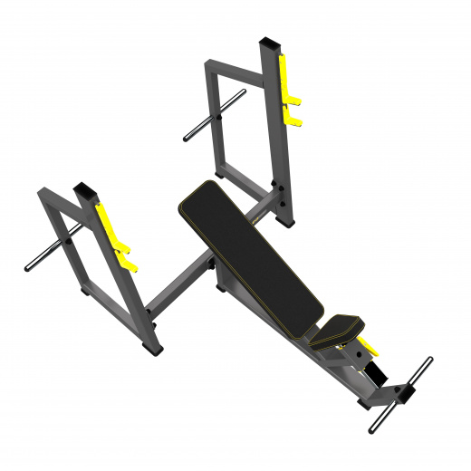 A-3042 Скамья-стойка для жима под углом вверх (Olympic Bench Incline)