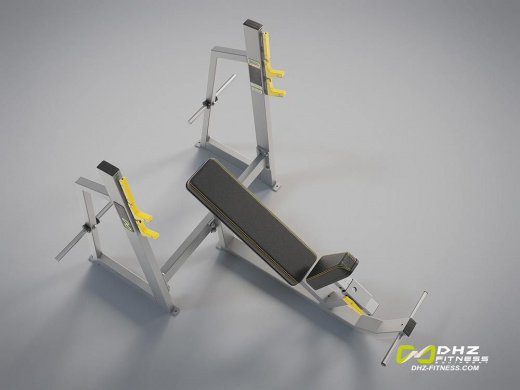 A-3042 Скамья-стойка для жима под углом вверх (Olympic Bench Incline)