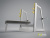 A-3043 Скамья-стойка для жима штанги лежа (Olympic Bench)