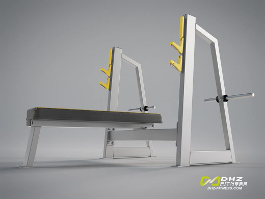 A-3043 Скамья-стойка для жима штанги лежа (Olympic Bench)