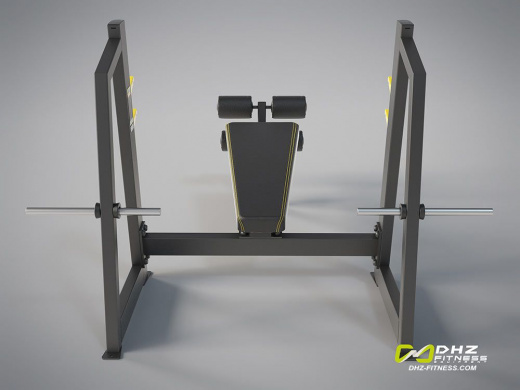 A-3041 Скамья-стойка для жима под углом вниз (Olympic Decline Bench)