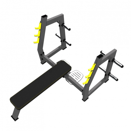 A-3043 Скамья-стойка для жима штанги лежа (Olympic Bench)