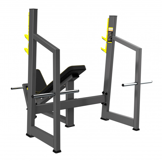 A-3042 Скамья-стойка для жима под углом вверх (Olympic Bench Incline)