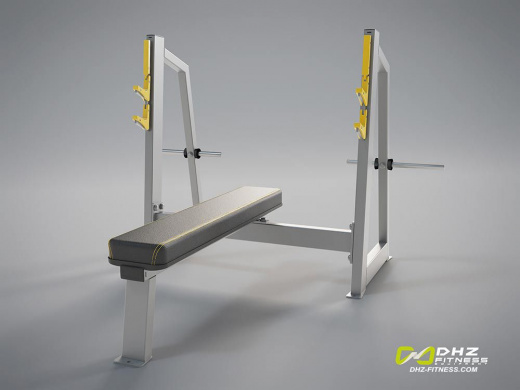 A-3043 Скамья-стойка для жима штанги лежа (Olympic Bench)