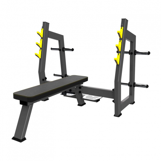 A-3043 Скамья-стойка для жима штанги лежа (Olympic Bench)