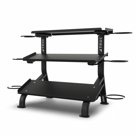 Стойка для гантелей трехрядная True FS-24